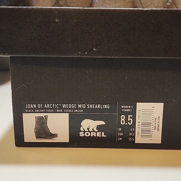 Sorel Joan of Arctic Wedge Mid Shearling Women's Size 8.5 - Picture 9 of 9